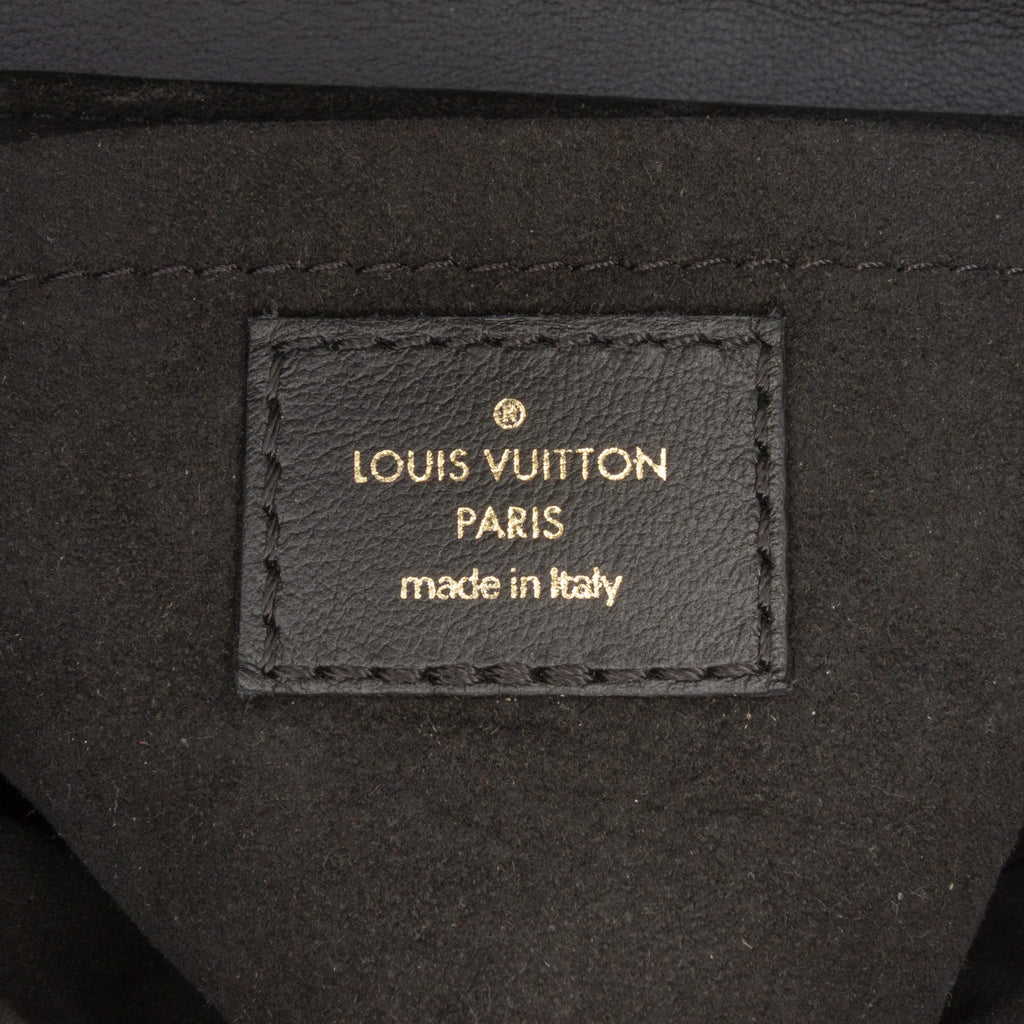 Second hand Louis Vuitton New Wave Chain PM Leather Flap Crossbody Black - Tabita Bags