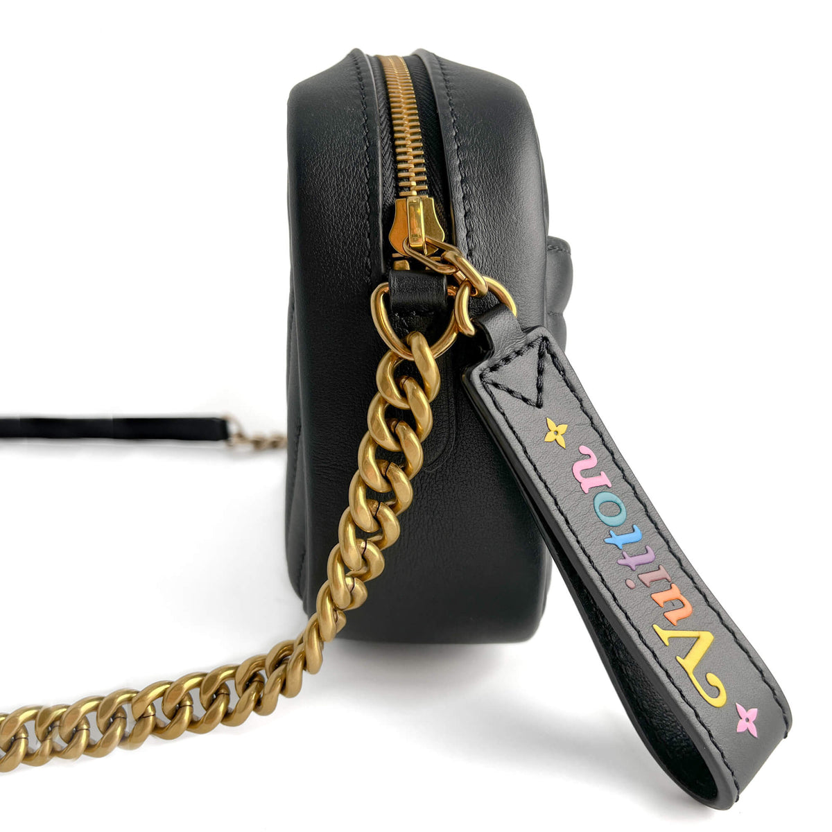 Second hand Louis Vuitton New Wave PM Leather Camera Crossbody - Tabita Bags