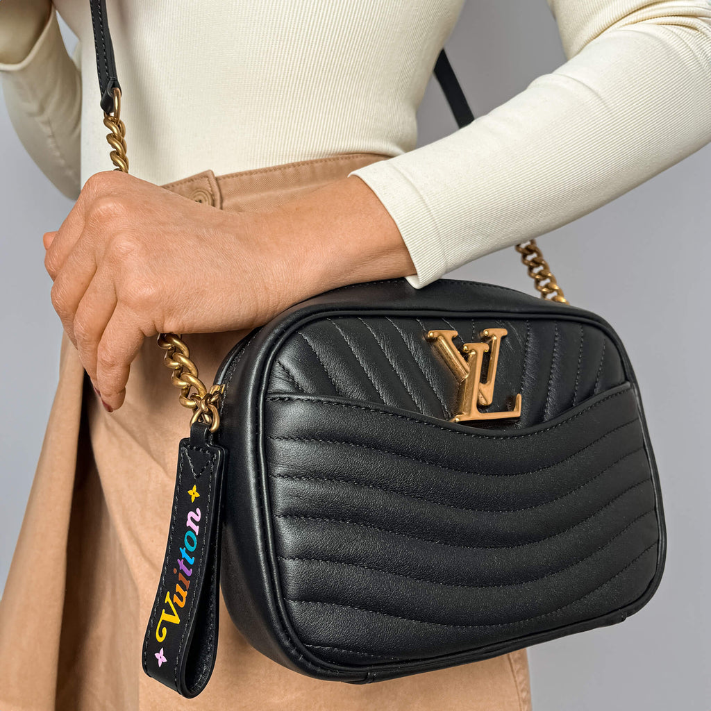 Second hand Louis Vuitton New Wave PM Leather Camera Crossbody - Tabita Bags
