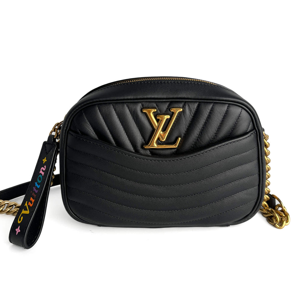 Second hand Louis Vuitton New Wave PM Leather Camera Crossbody - Tabita Bags