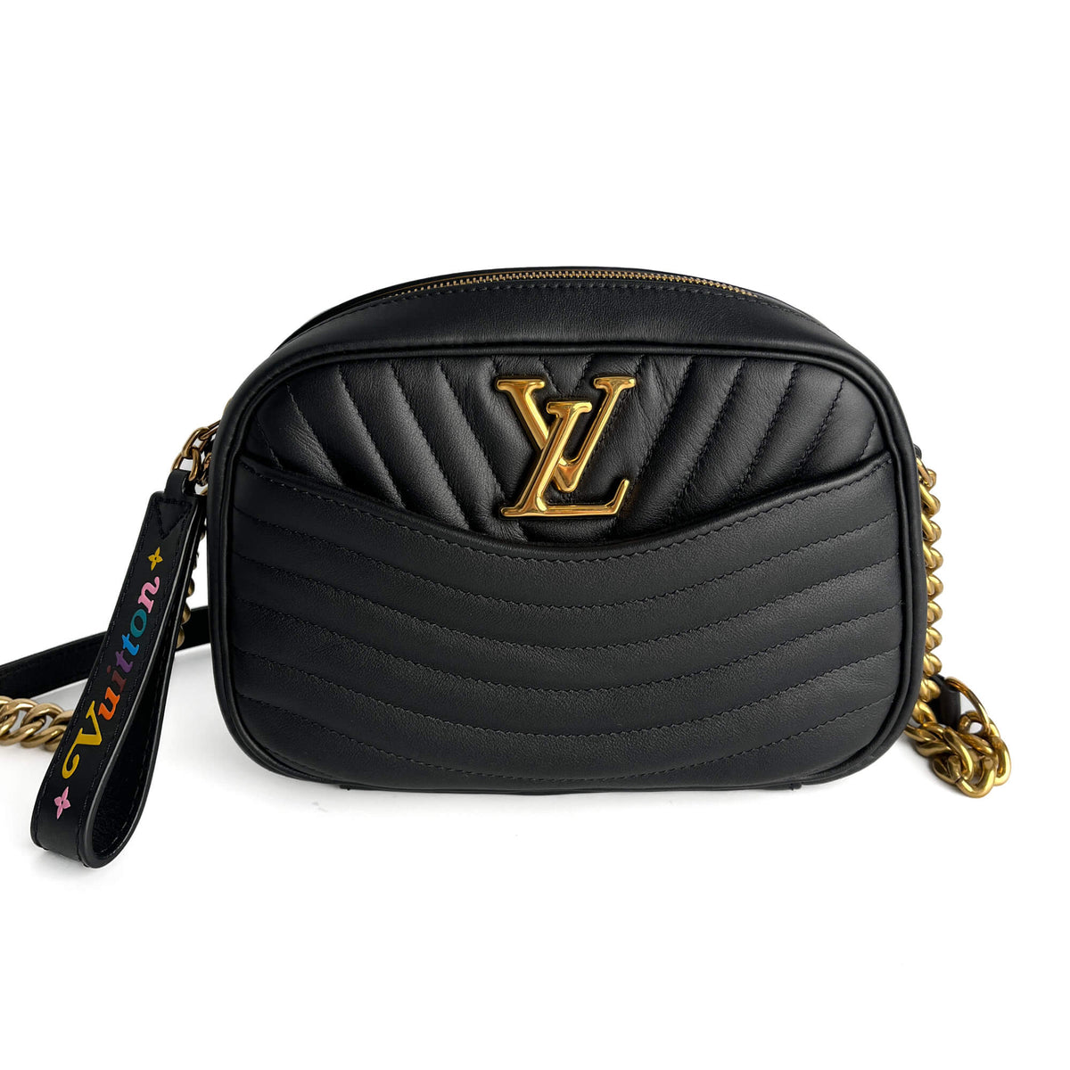 Second hand Louis Vuitton New Wave PM Leather Camera Crossbody - Tabita Bags