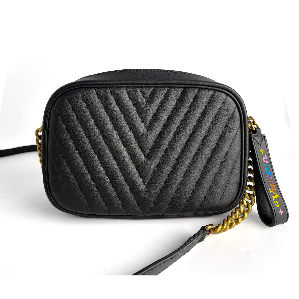 Second hand Louis Vuitton New Wave PM Leather Camera Crossbody - Tabita Bags