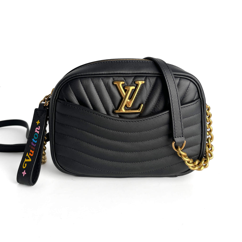 Second hand Louis Vuitton New Wave PM Leather Camera Crossbody - Tabita Bags