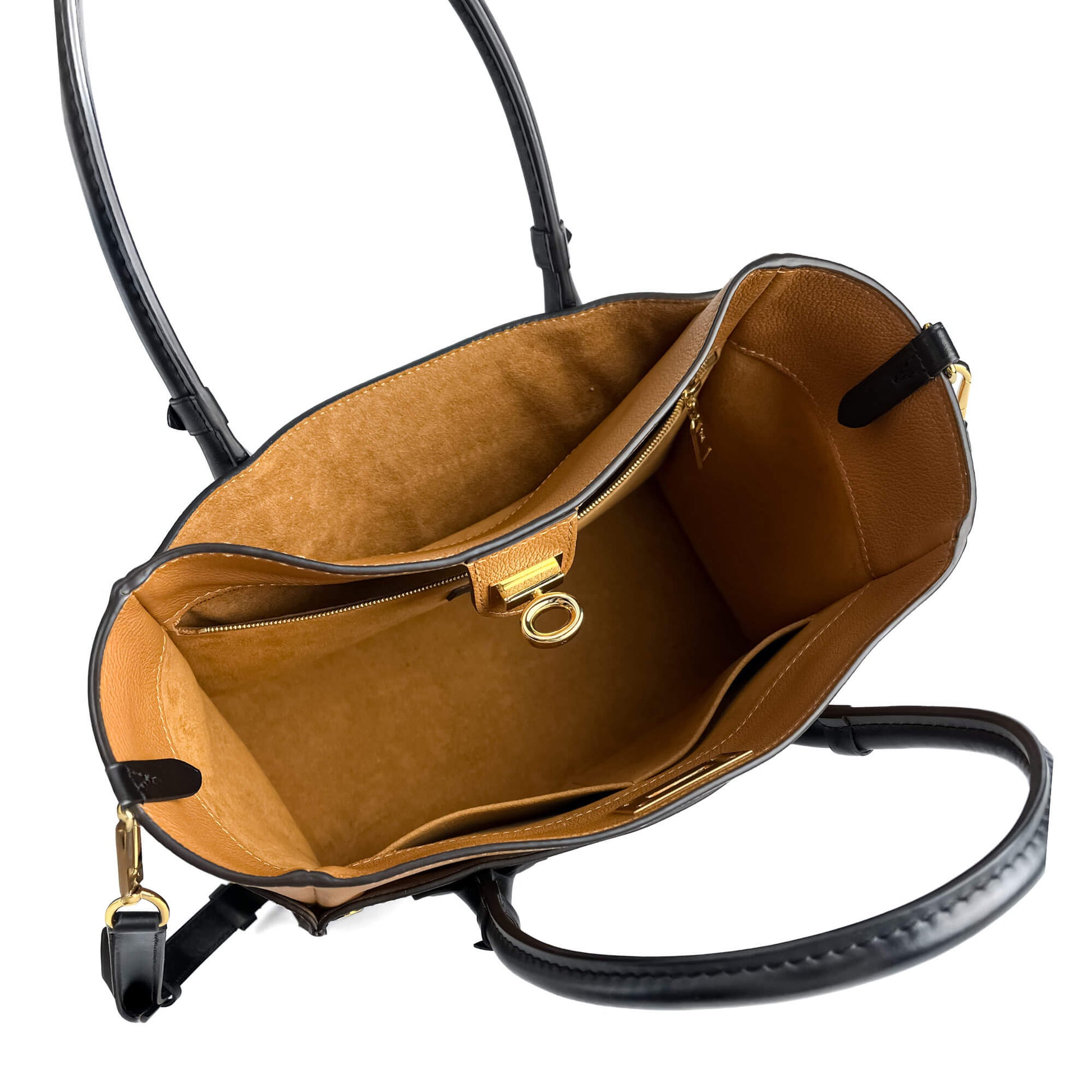 Second hand Louis Vuitton On My Side MM Leather Monogram Sides Tote Handbag Monogram - Tabita Bags