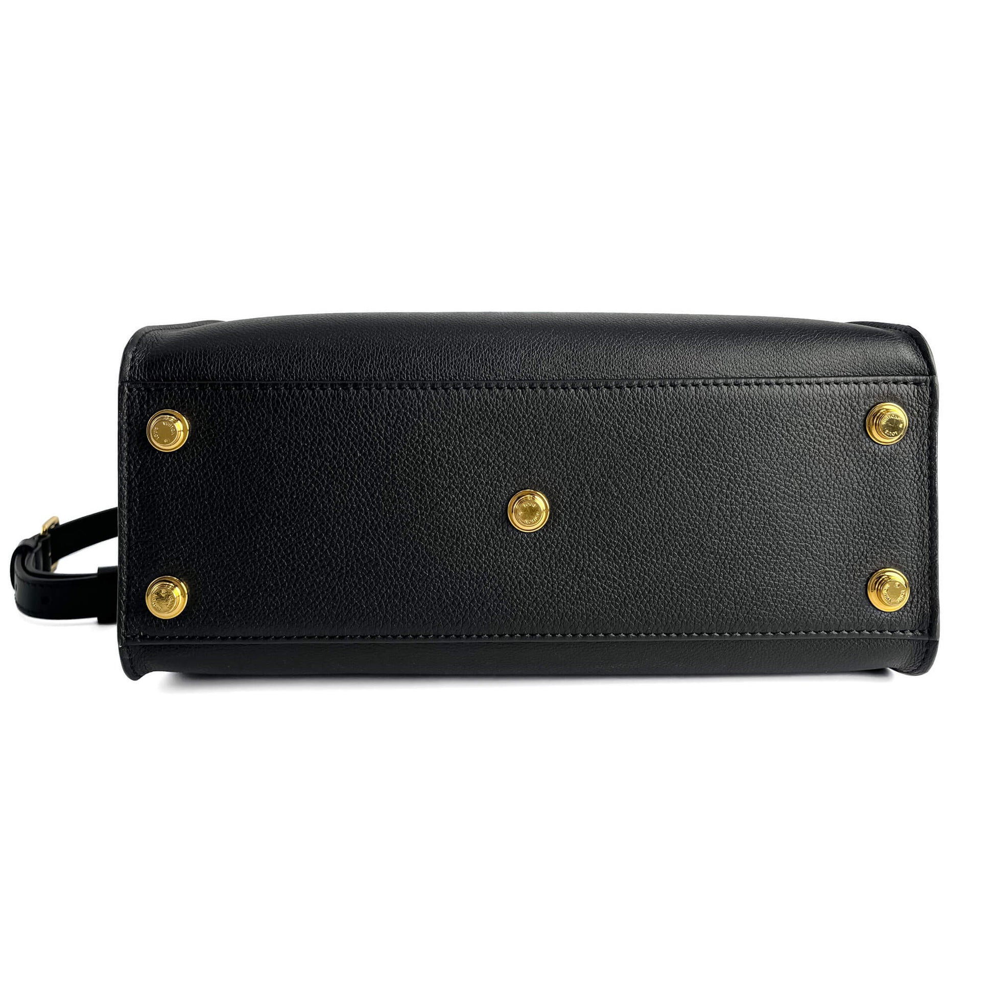 Second hand Louis Vuitton On My Side MM Leather Monogram Sides Tote Handbag Monogram - Tabita Bags