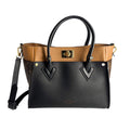 Second hand Louis Vuitton On My Side MM Leather Monogram Sides Tote Handbag Monogram - Tabita Bags