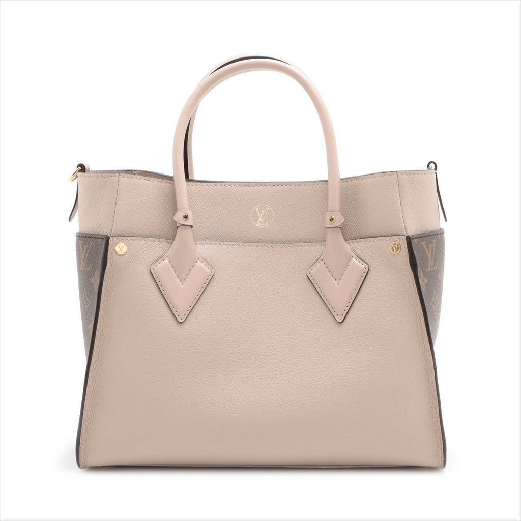 Second hand Louis Vuitton On My Side MM Monogram Sides Leather 2 - Ways Tote Bag Monogram - Tabita Bags