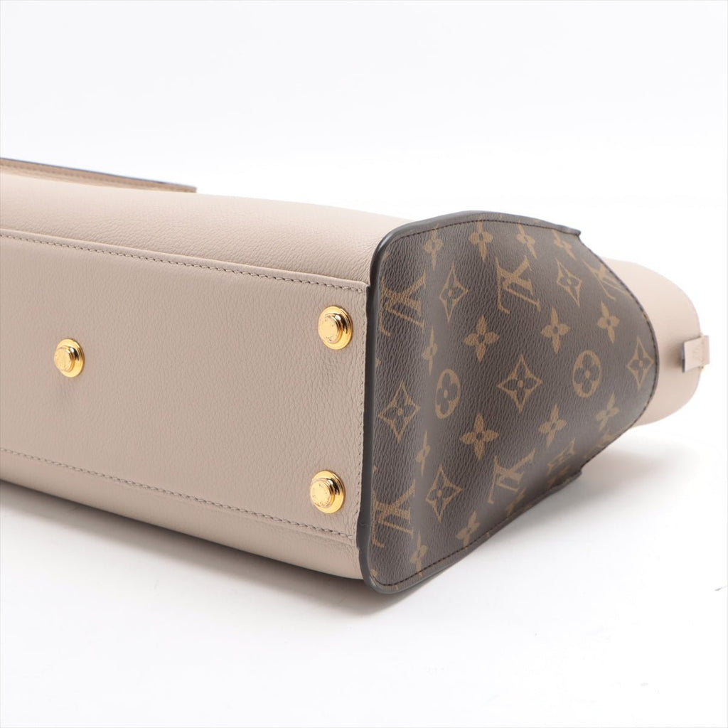 Second hand Louis Vuitton On My Side MM Monogram Sides Leather 2 - Ways Tote Bag Monogram - Tabita Bags