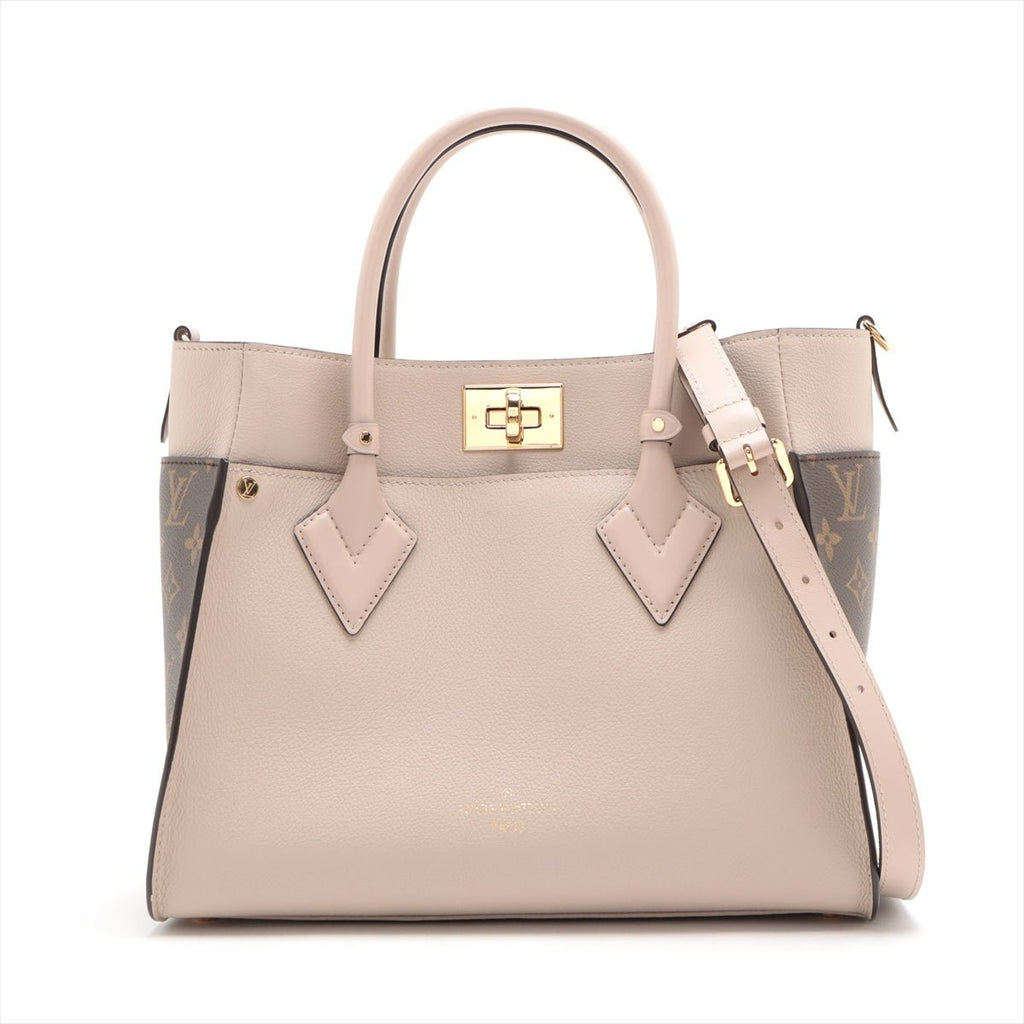 Second hand Louis Vuitton On My Side MM Monogram Sides Leather 2 - Ways Tote Bag Monogram - Tabita Bags
