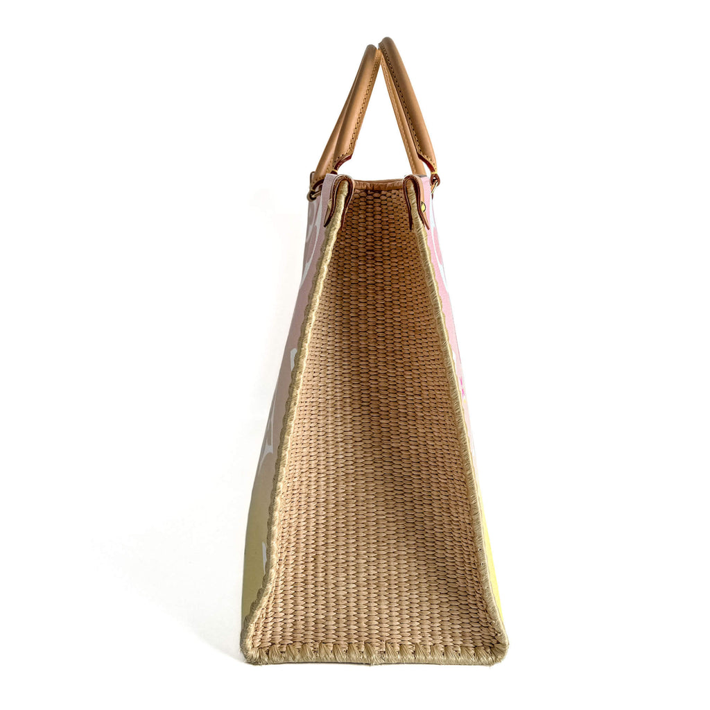 Second hand Louis Vuitton Onthego GM By The Pool Canvas Shopper Handbag Giant monogram - Tabita Bags