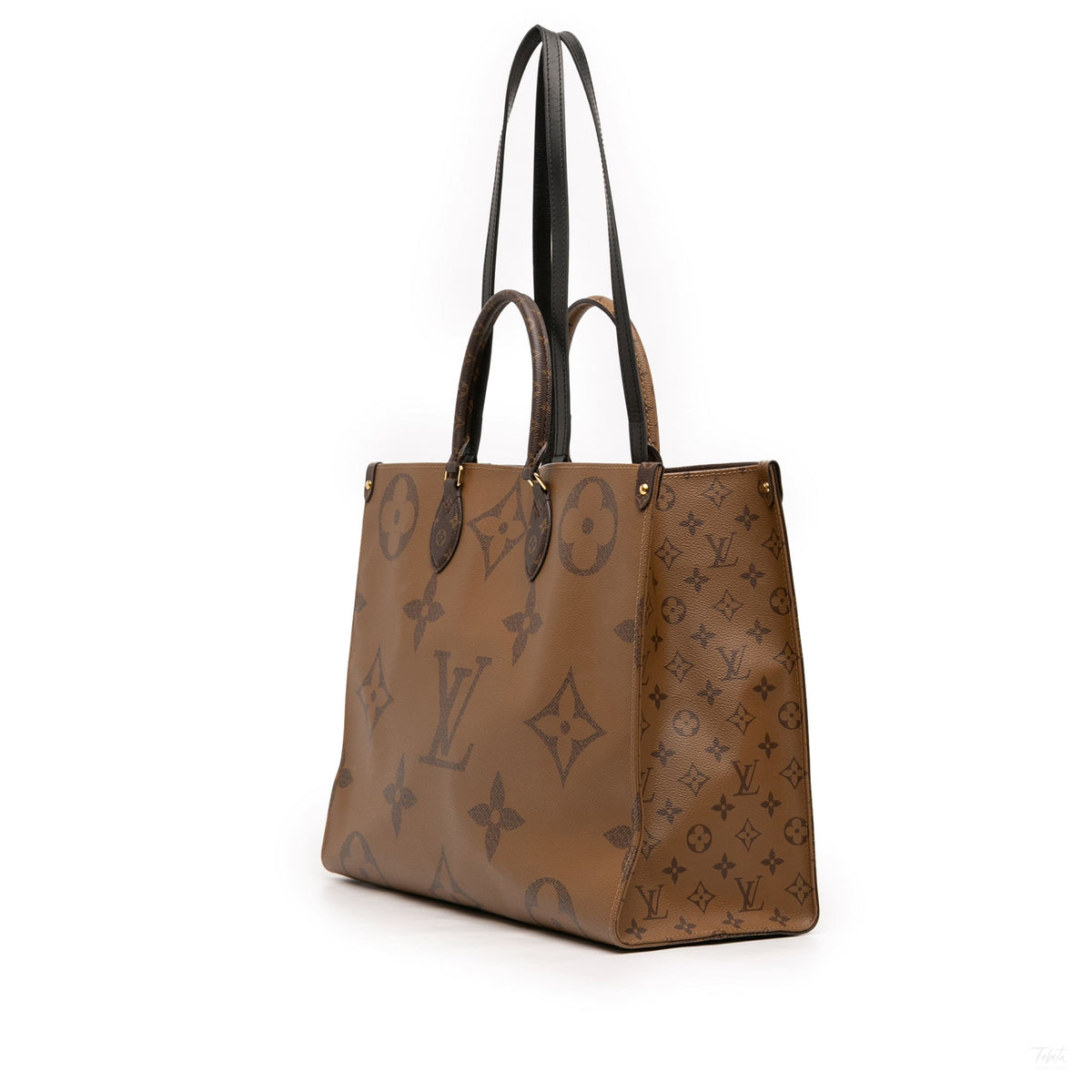 Second hand Louis Vuitton Onthego GM Canvas Shopper Handbag Giant Reverse Monogram - Tabita Bags