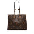 Second hand Louis Vuitton Onthego GM Canvas Shopper Handbag Giant Reverse Monogram - Tabita Bags