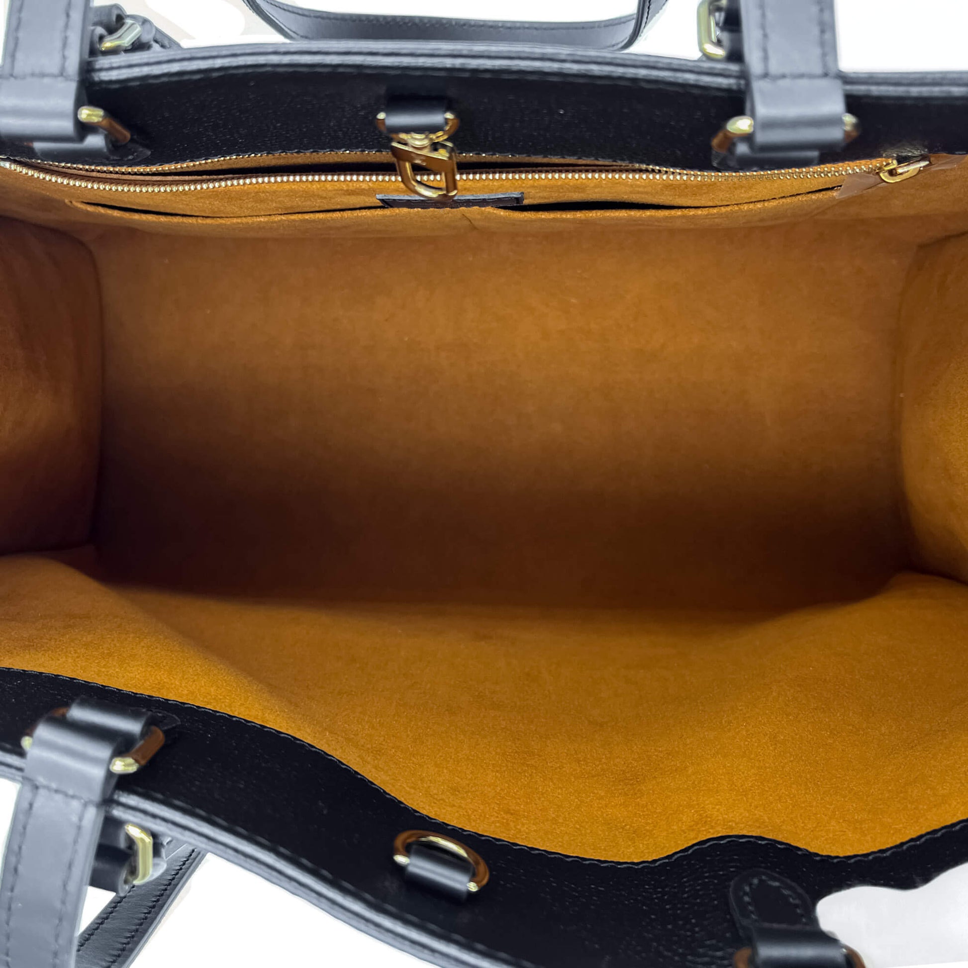 Louis Vuitton Onthego GM Empreinte Leather Shopper Bag Black