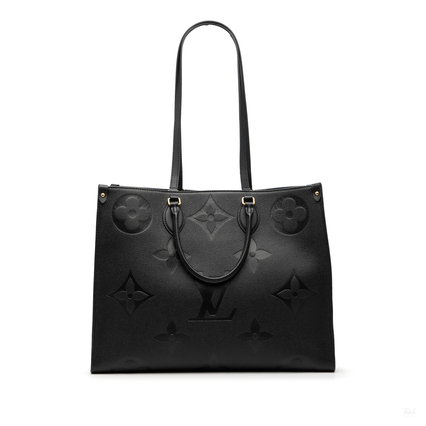 Second hand Louis Vuitton Onthego GM Leather Empreinte Shopper Handbag Monogram - Tabita Bags