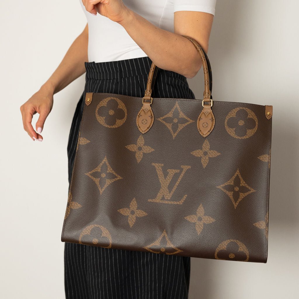 Second hand Louis Vuitton Onthego GM Monogram Giant Canvas 2 - Ways Shopper Handbag Monogram - Tabita Bags