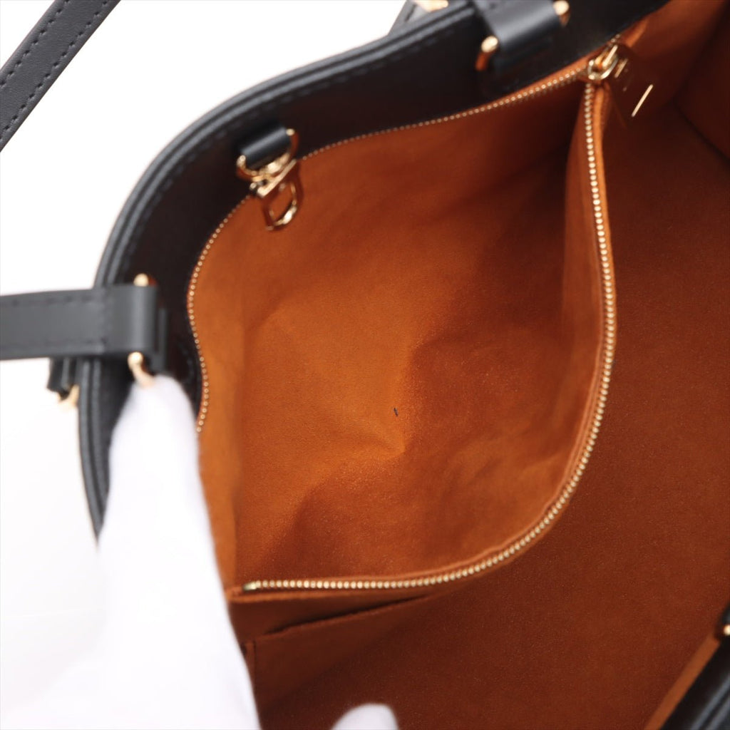 Second hand Louis Vuitton Onthego MM Calfskin Grained Leather Empreinte Tote Shoulder Bag Giant monogram - Tabita Bags