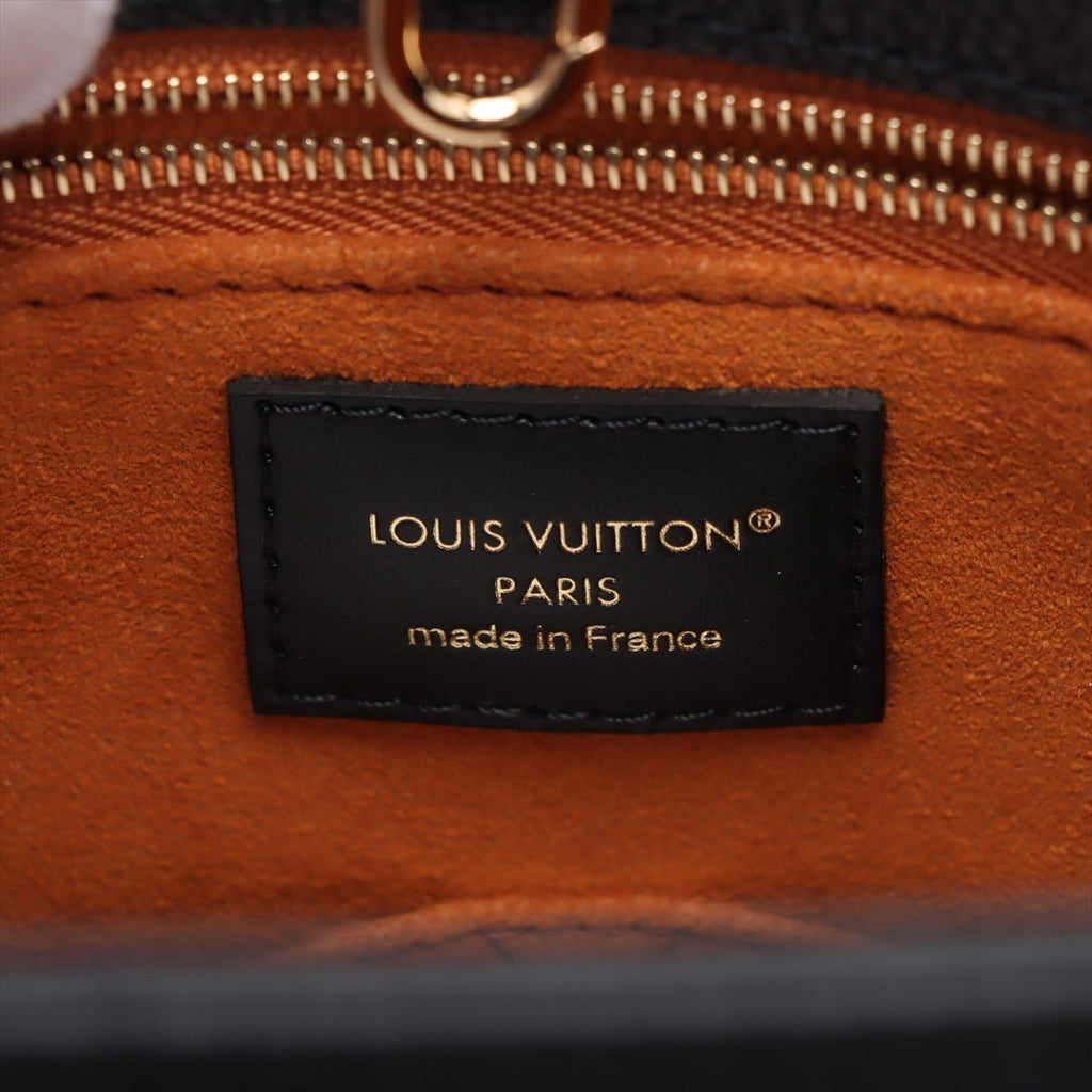 Second hand Louis Vuitton Onthego MM Calfskin Grained Leather Empreinte Tote Shoulder Bag Giant monogram - Tabita Bags