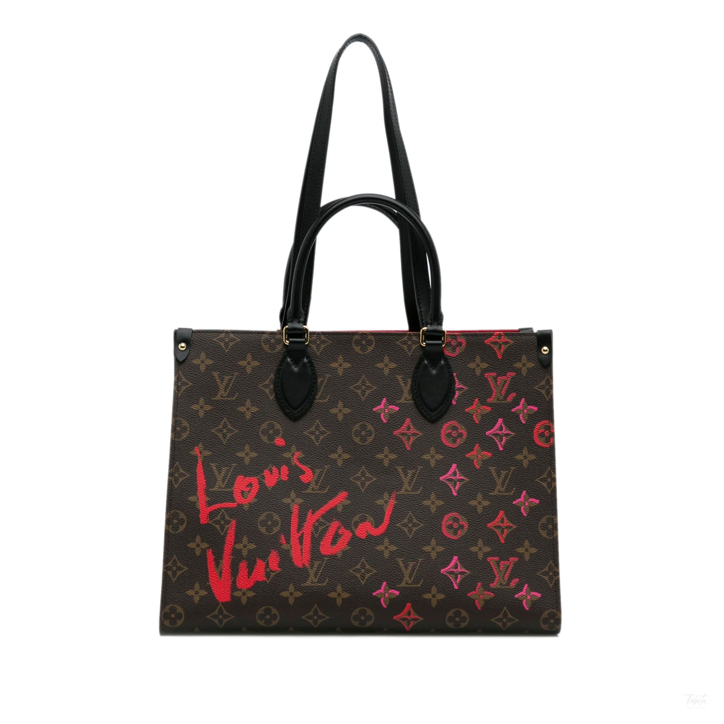 Second hand Louis Vuitton Onthego MM Canvas Limited Edition Monogram Fall In Love Shopper Handbag Monogram - Tabita Bags