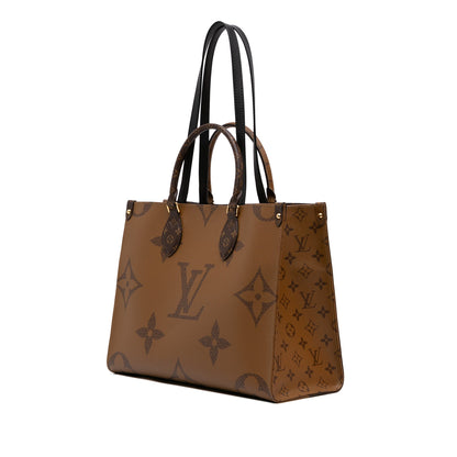 Second hand Louis Vuitton Onthego MM Canvas Monogram Giant Shopper Handbag Monogram - Tabita Bags