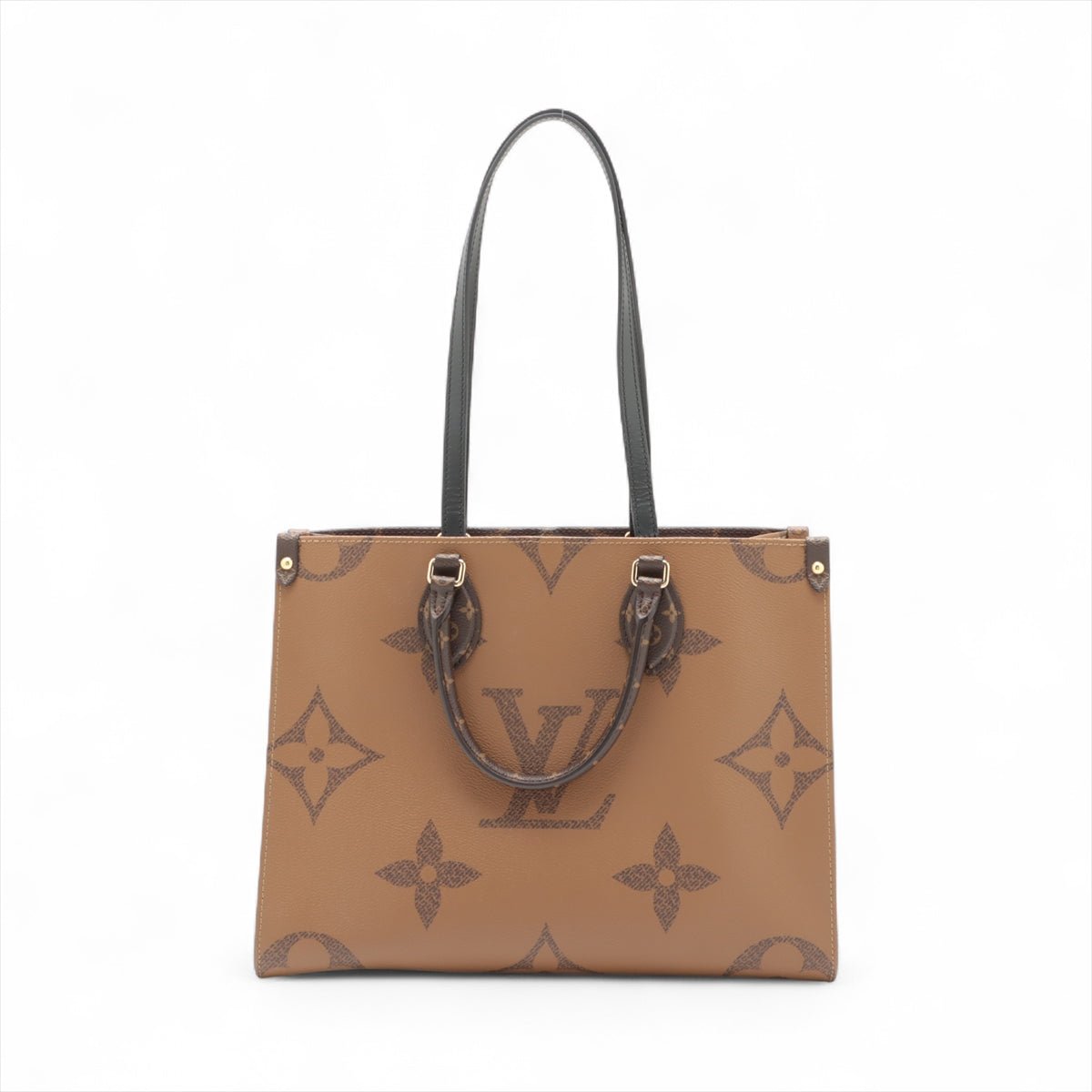 Second hand Louis Vuitton Onthego MM Canvas Monogram Giant Shopper Handbag Monogram Reverse - Tabita Bags