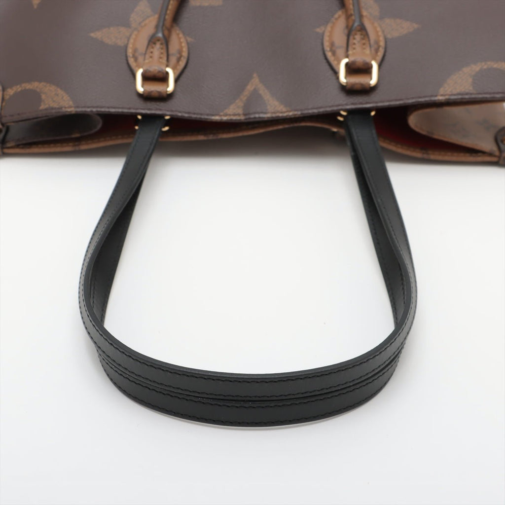 Second hand Louis Vuitton Onthego MM Canvas Monogram Giant Shopper Handbag Monogram Reverse - Tabita Bags