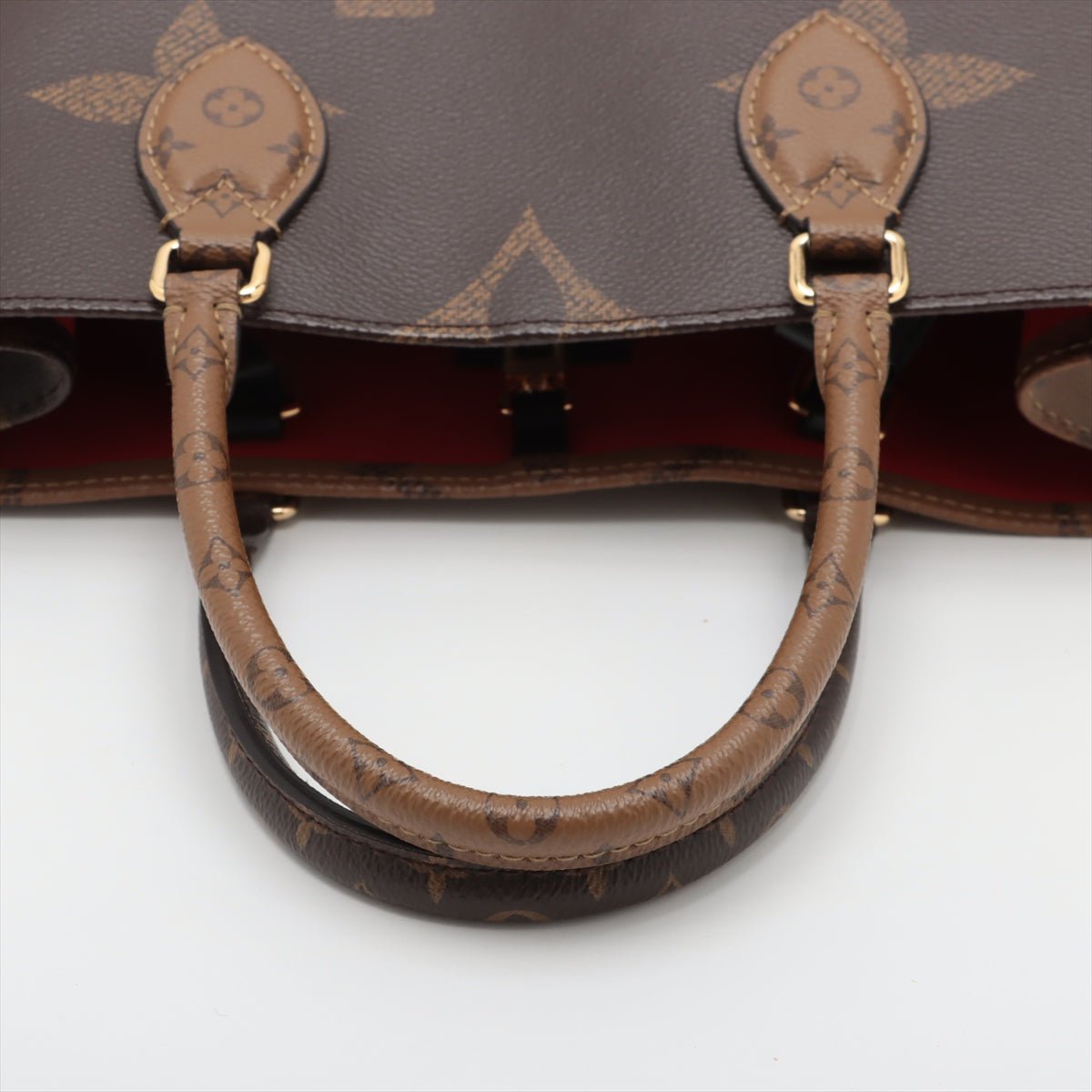 Second hand Louis Vuitton Onthego MM Canvas Monogram Giant Shopper Handbag Monogram Reverse - Tabita Bags