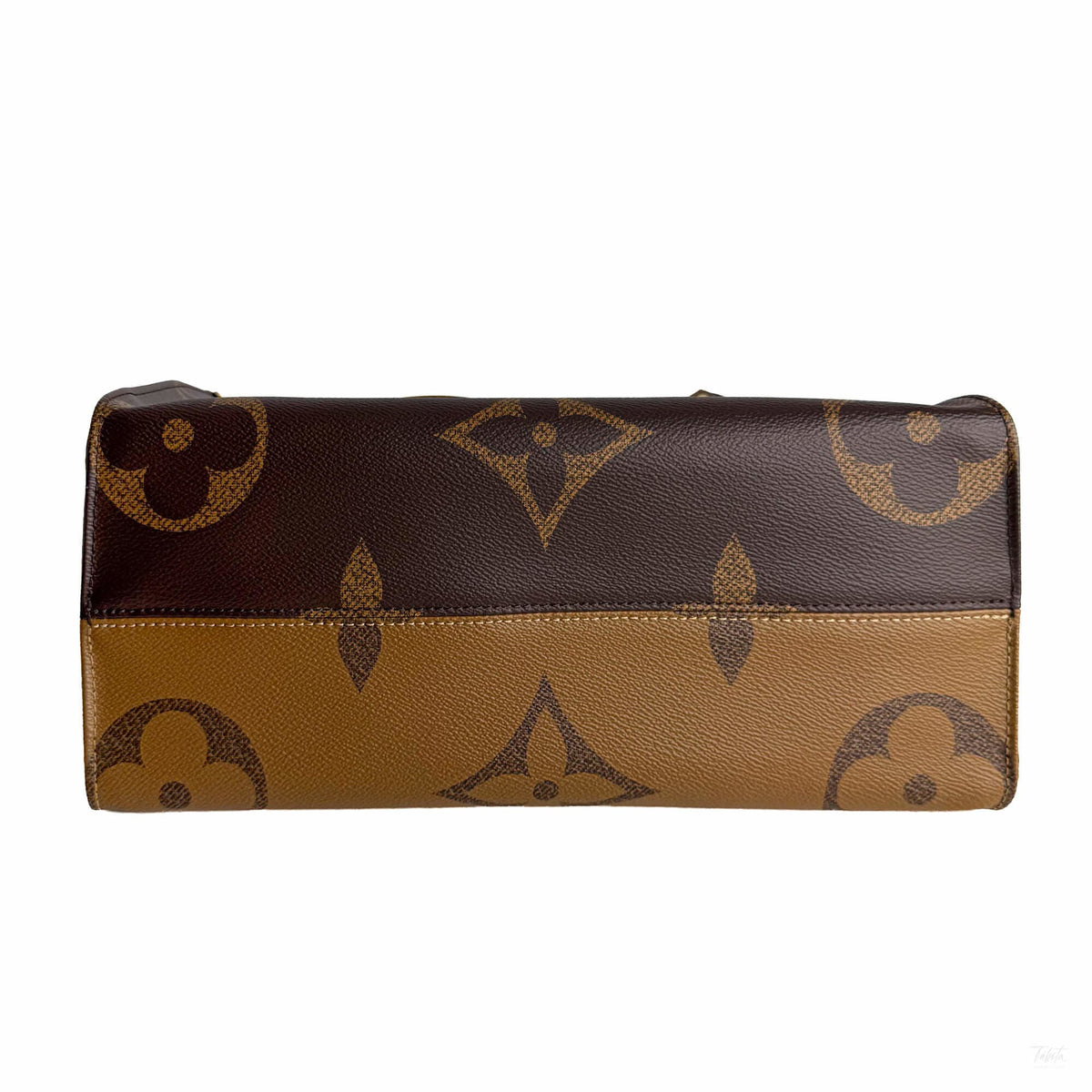 Second hand Louis Vuitton Onthego MM Canvas Monogram Giant Tote Shoulder Bag Monogram Reverse - Tabita Bags
