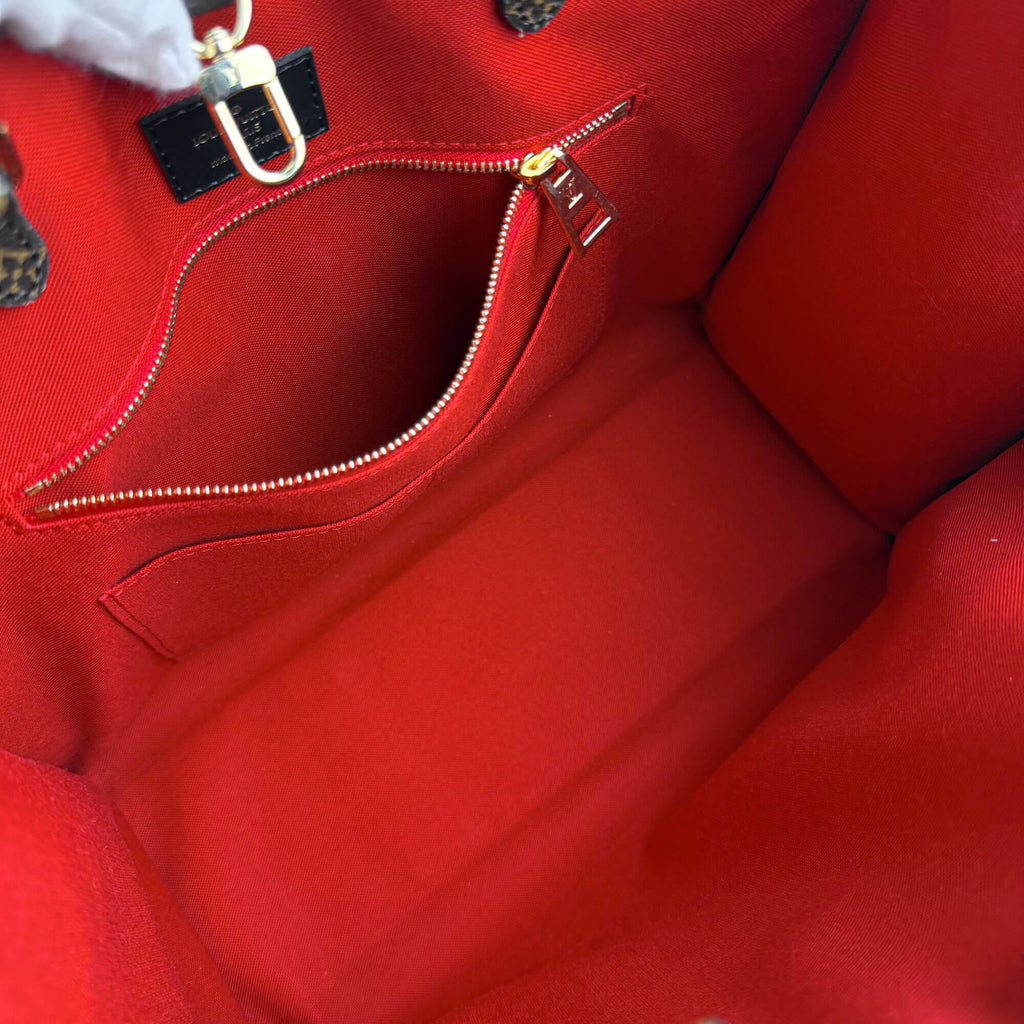 Second hand Louis Vuitton Onthego MM Canvas Monogram Giant Tote Shoulder Bag Monogram Reverse - Tabita Bags