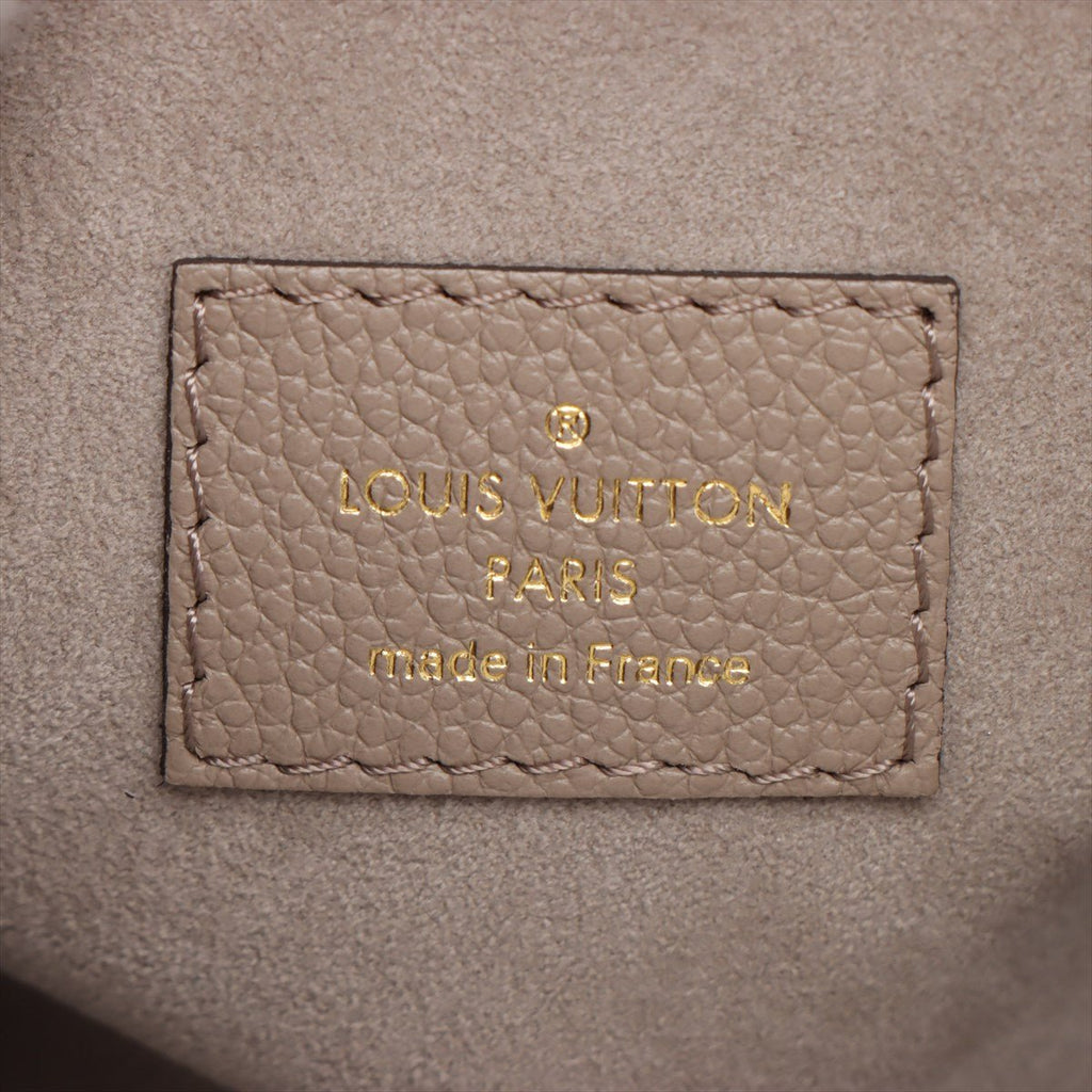 Second hand Louis Vuitton Onthego PM Calfskin Grained Leather Empreinte Tote Shoulder Bag Giant Empreinte - Tabita Bags