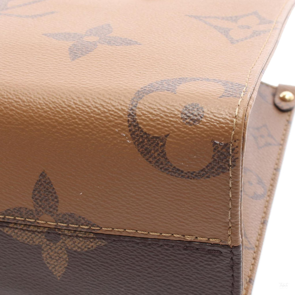 Second hand Louis Vuitton Onthego PM Canvas Monogram Shopper Handbag Giant Monogram - Tabita Bags