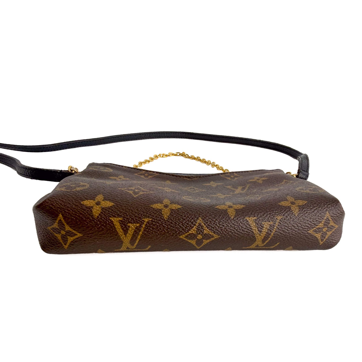 Second hand Louis Vuitton Pallas Canvas Clutch With Chain Bag Monogram - Tabita Bags