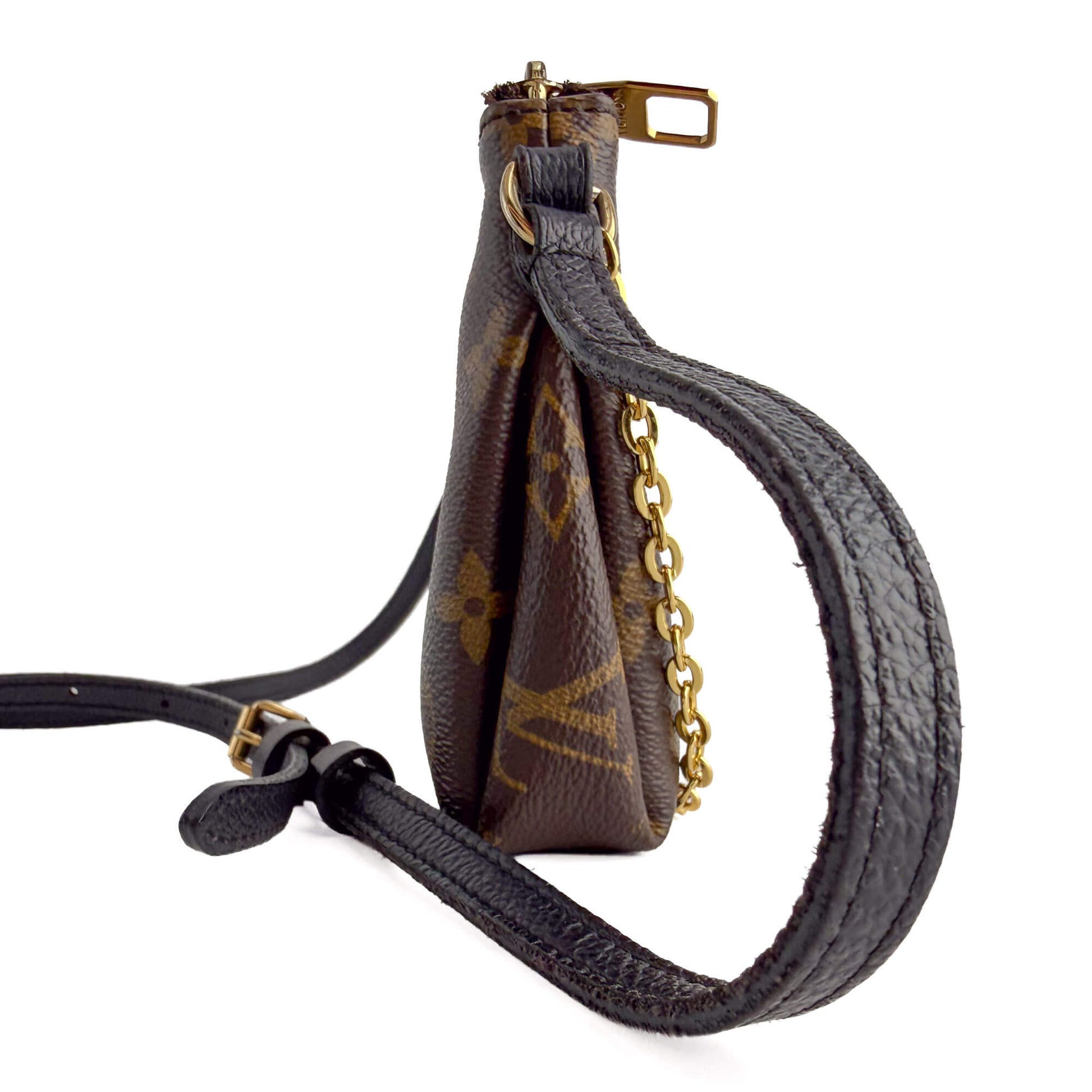 Second hand Louis Vuitton Pallas Canvas Clutch With Chain Bag Monogram - Tabita Bags