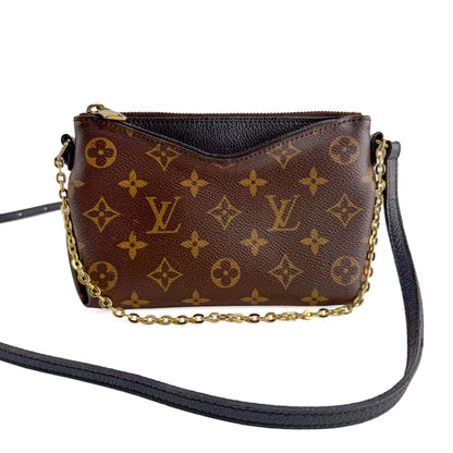 Second hand Louis Vuitton Pallas Canvas Clutch With Chain Bag Monogram - Tabita Bags