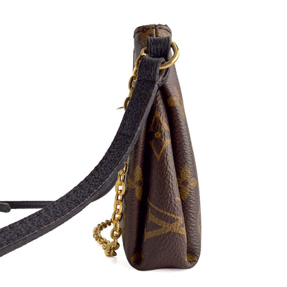 Second hand Louis Vuitton Pallas Canvas Clutch With Chain Bag Monogram - Tabita Bags