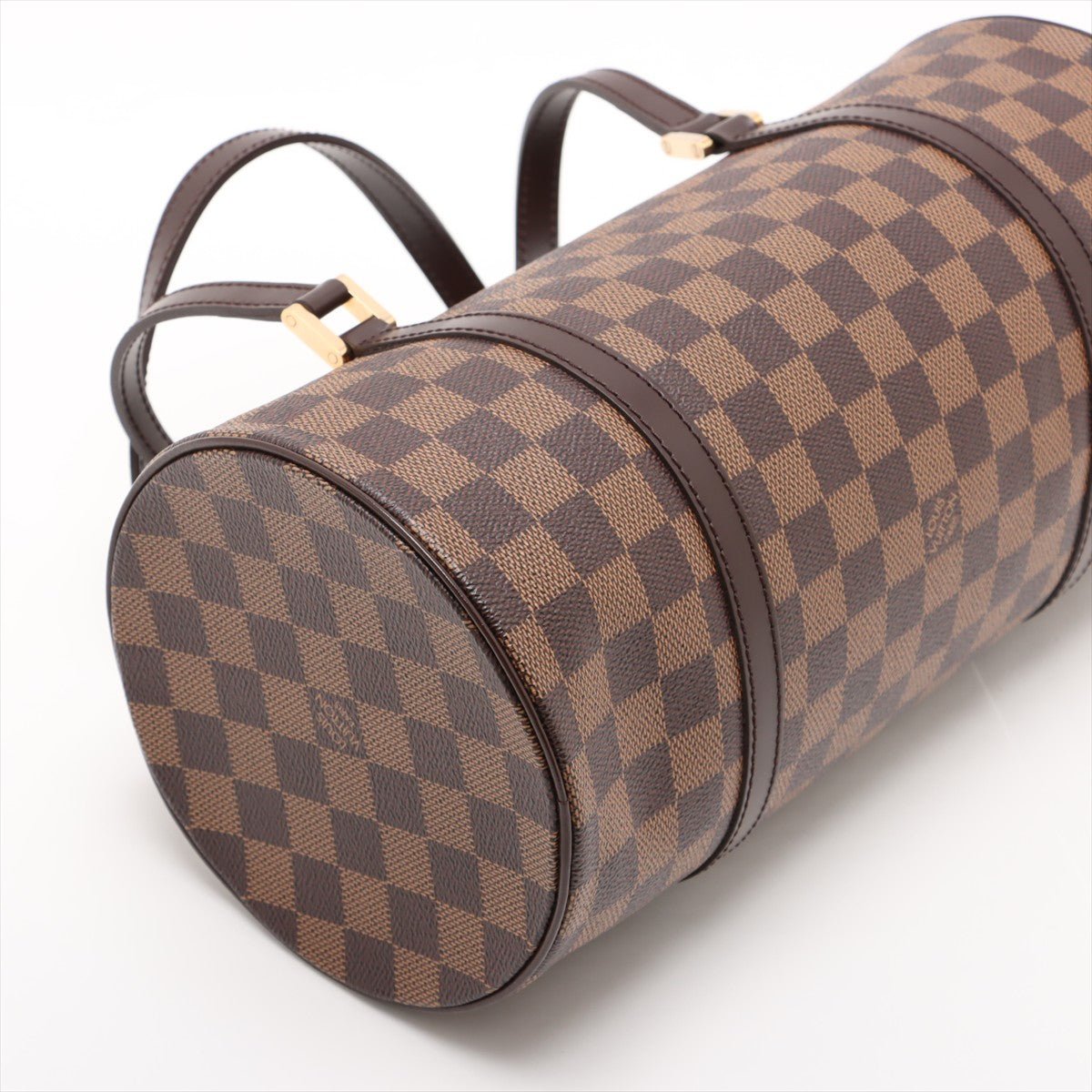 Second hand Louis Vuitton Papillon 30 Canvas Trunk Handbag Damier Ebene - Tabita Bags
