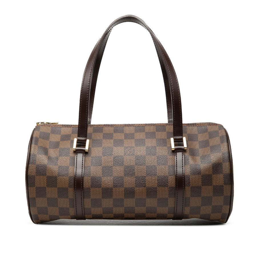 Second hand Louis Vuitton Papillon 30 Canvas Trunk Handbag Damier Ebene - Tabita Bags