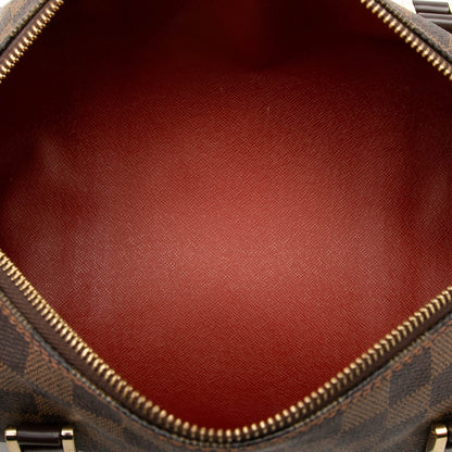 Second hand Louis Vuitton Papillon 30 Canvas Trunk Handbag Damier Ebene - Tabita Bags