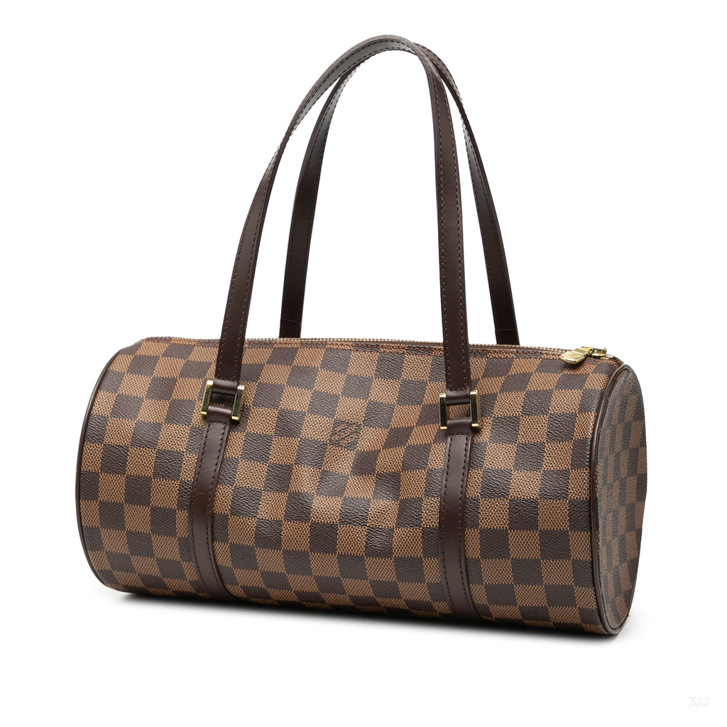 Second hand Louis Vuitton Papillon 30 Canvas Trunk Handbag Damier Ebene - Tabita Bags