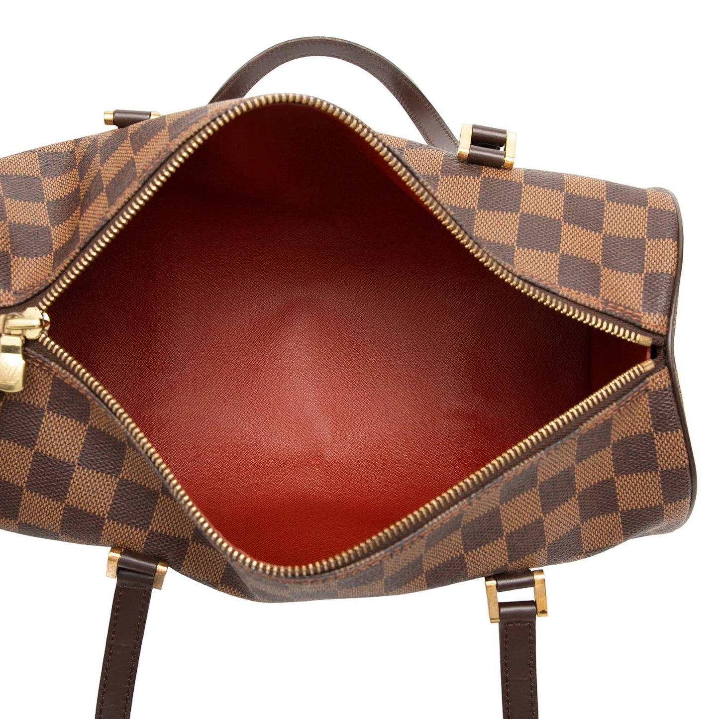 Second hand Louis Vuitton Papillon 30 Canvas Trunk Handbag Damier Ebene - Tabita Bags