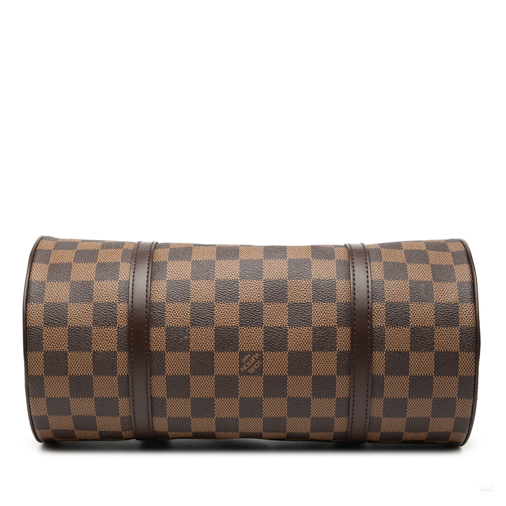 Second hand Louis Vuitton Papillon 30 Canvas Trunk Handbag Damier Ebene - Tabita Bags