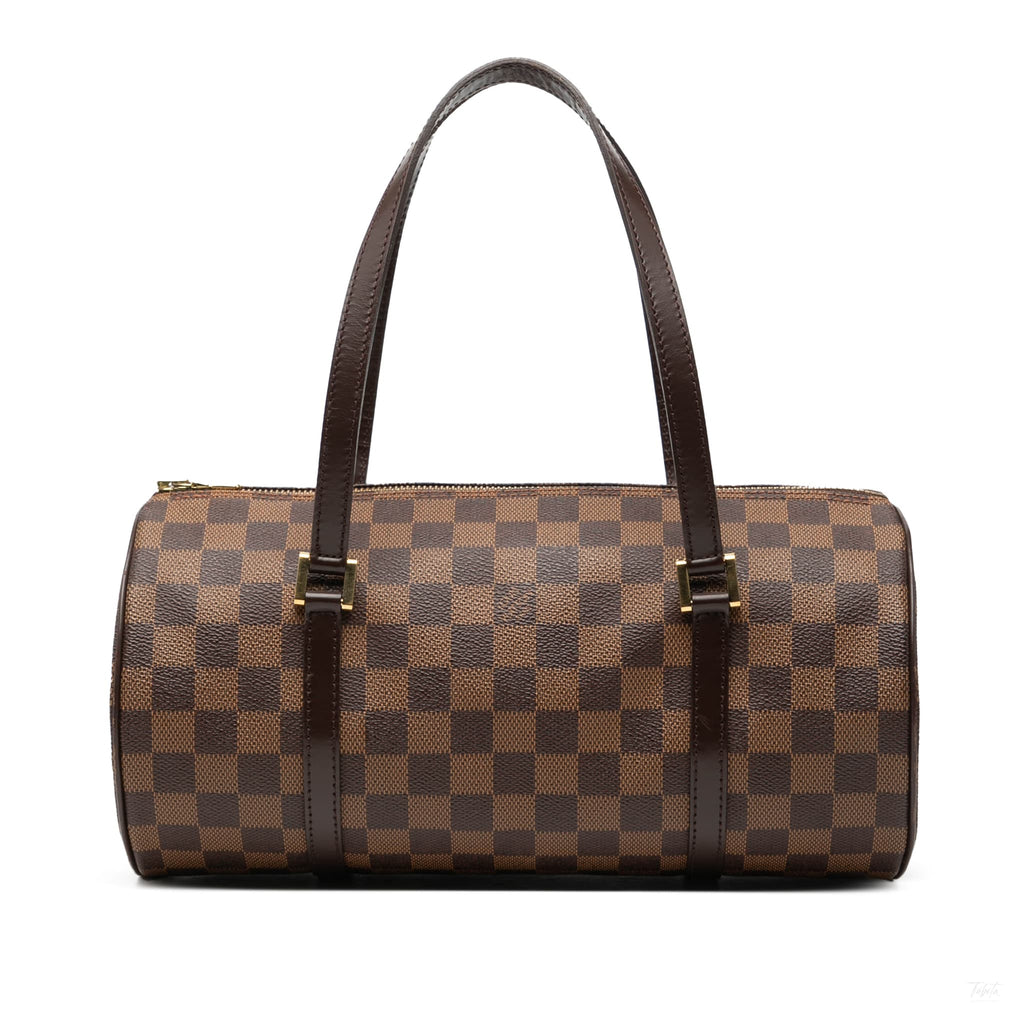 Second hand Louis Vuitton Papillon 30 Canvas Trunk Handbag Damier Ebene - Tabita Bags