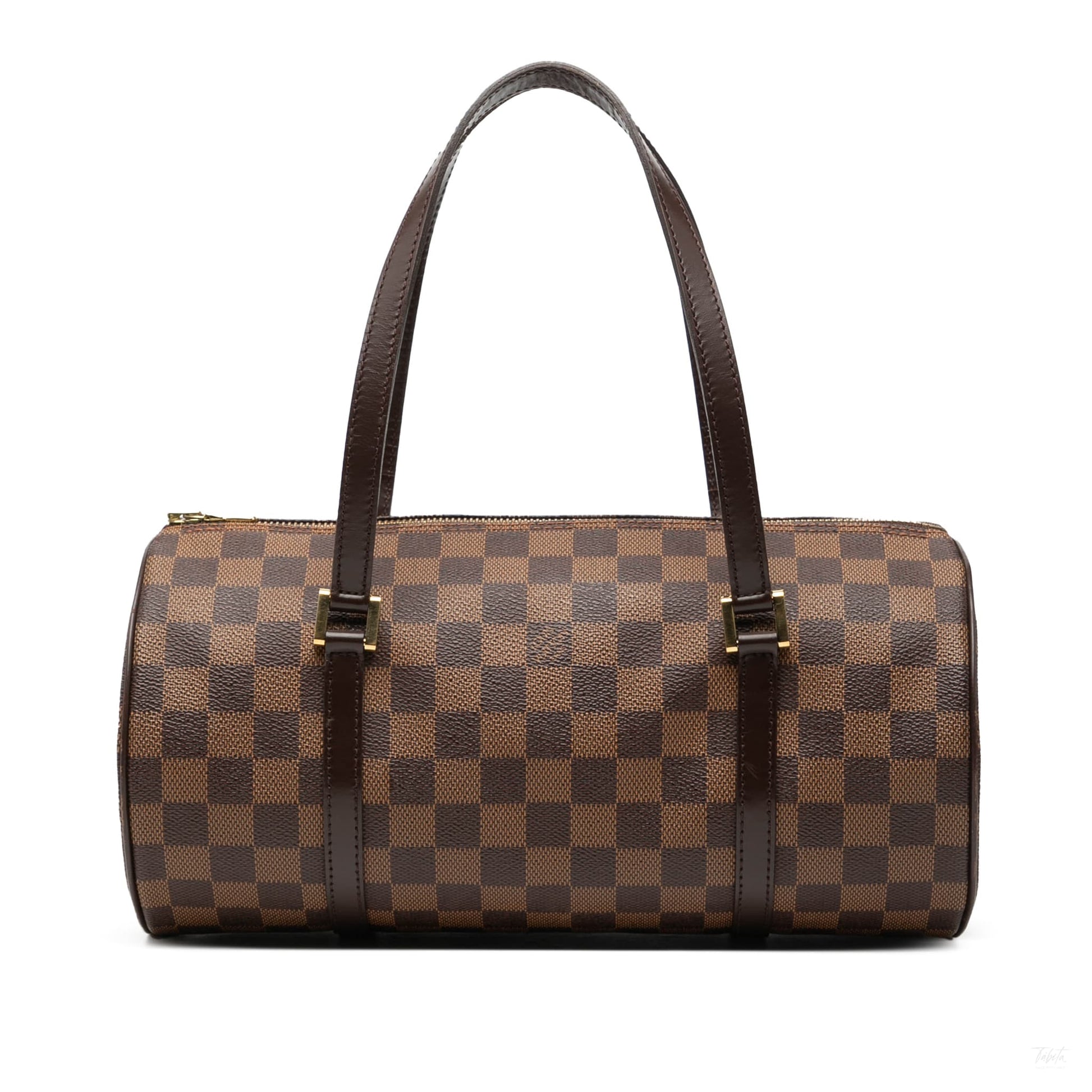 Second hand Louis Vuitton Papillon 30 Canvas Trunk Handbag Damier Ebene - Tabita Bags