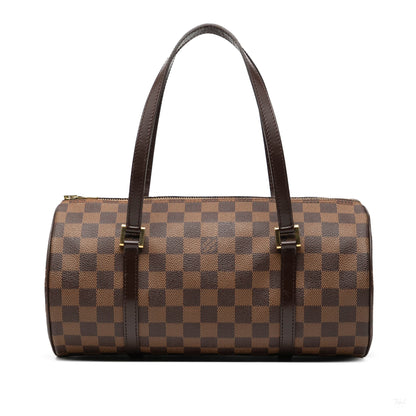 Second hand Louis Vuitton Papillon 30 Canvas Trunk Handbag Damier Ebene - Tabita Bags