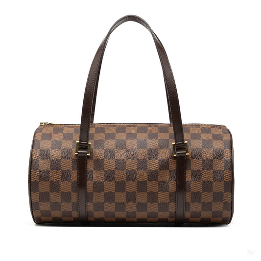 Second hand Louis Vuitton Papillon 30 Canvas Trunk Handbag Damier Ebene - Tabita Bags