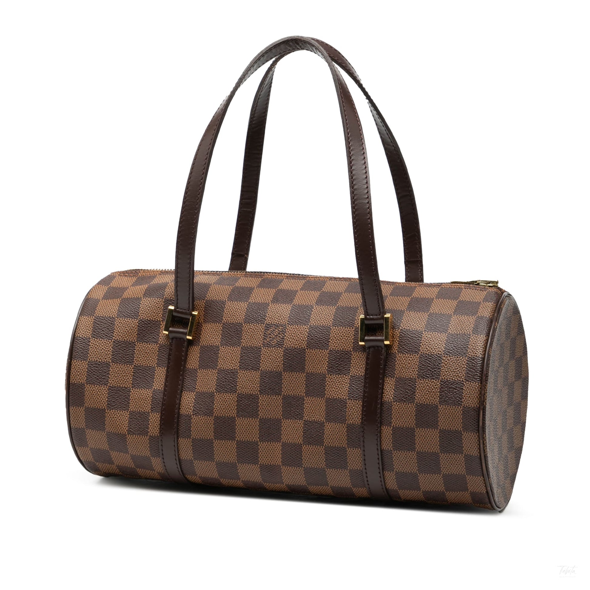 Second hand Louis Vuitton Papillon 30 Canvas Trunk Handbag Damier Ebene - Tabita Bags
