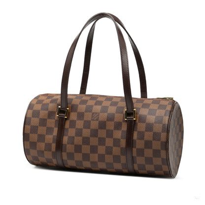 Second hand Louis Vuitton Papillon 30 Canvas Trunk Handbag Damier Ebene - Tabita Bags