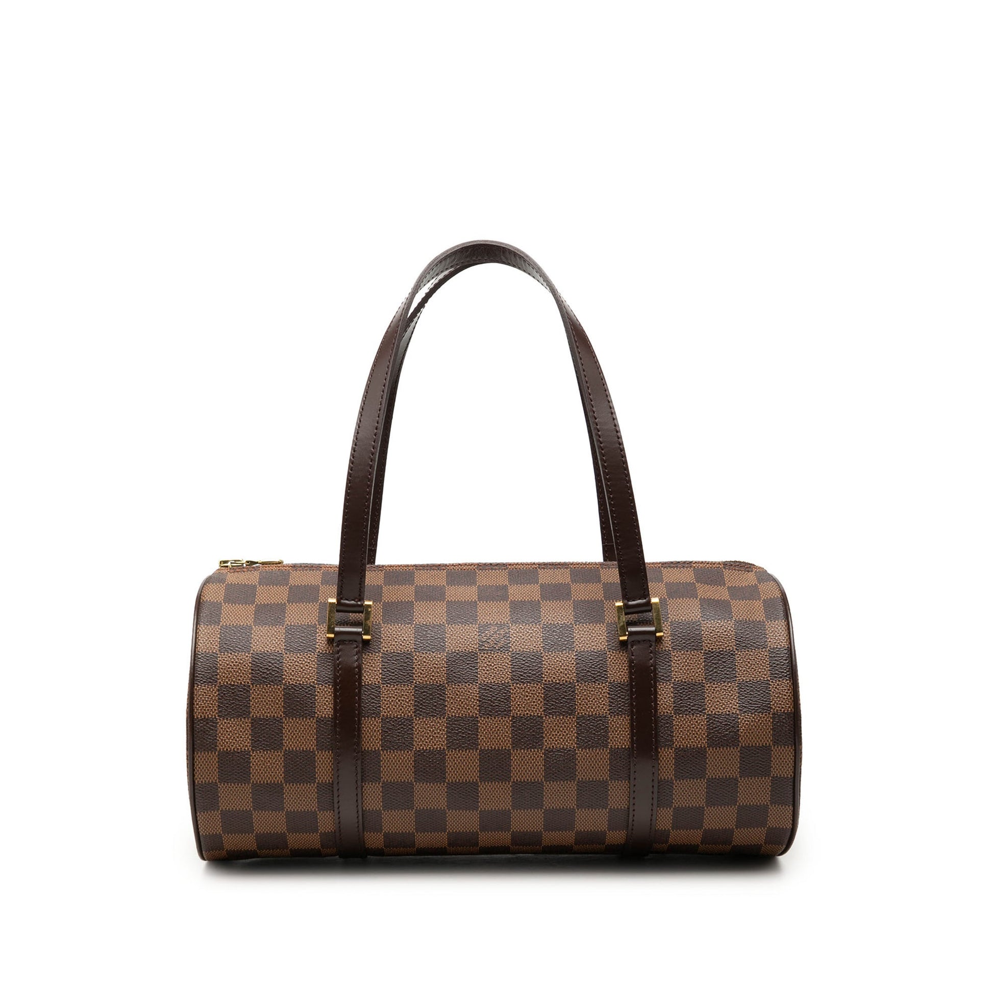 Second hand Louis Vuitton Papillon 30 Canvas Trunk Handbag Damier Ebene - Tabita Bags