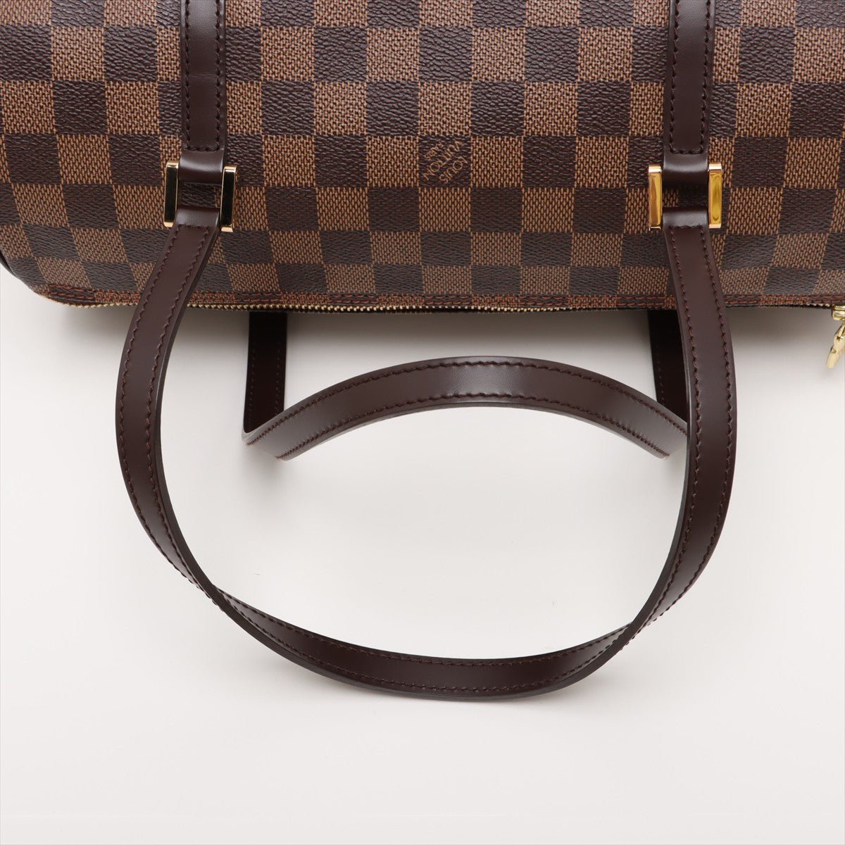 Second hand Louis Vuitton Papillon 30 Canvas Trunk Handbag Damier Ebene - Tabita Bags