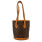 Second hand Louis Vuitton Petit 23 PM Canvas Bucket Bag pouch Monogram - Tabita Bags