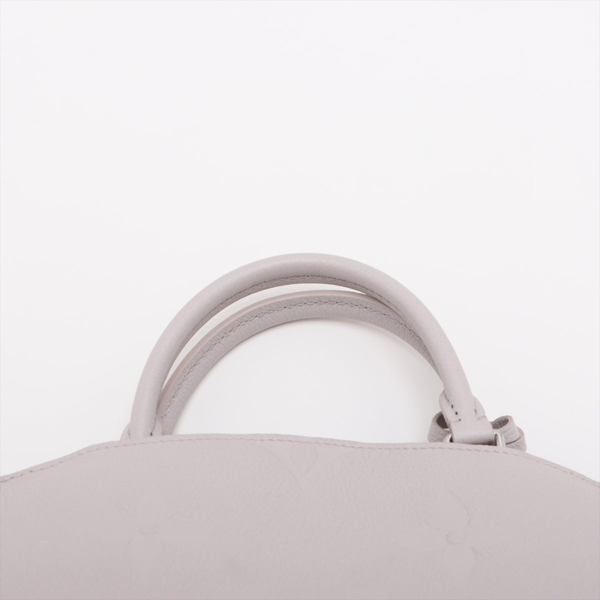 Second hand Louis Vuitton Petit Palais Leather Empreinte Tote Handbag Brume - Tabita Bags